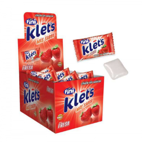FINI KLETS MORANGO S/AÇUCAR 200 UN