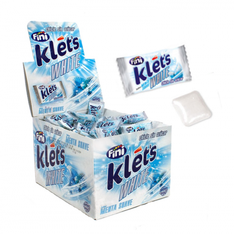 FINI KLETS WHITE S/AÇUCAR C/200 UN