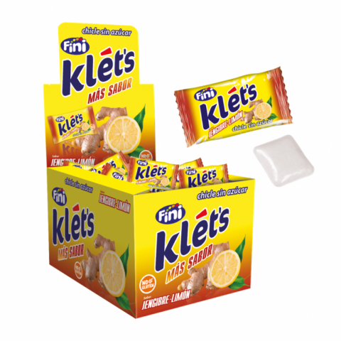 FINI KLETS GENGIBRE&LIMÃO S/AÇUCAR 200UN