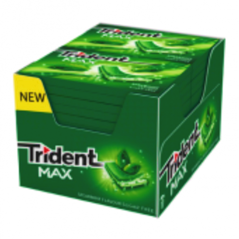 TRIDENT MAX SPEARMINT 14x27G