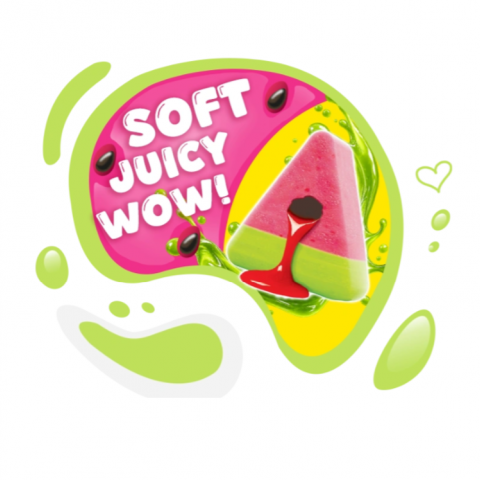 JOHNY BEE 3D GUMMY WATERMELON 60 UN