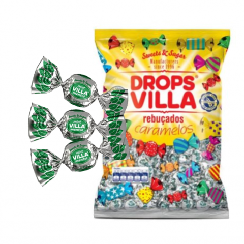 REBUÇADOS VILLA MENTOL MINI 1 KG