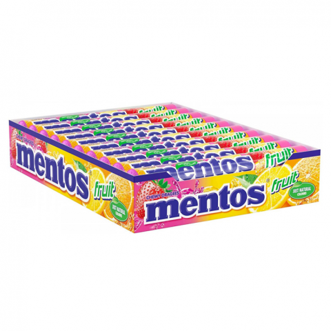 MENTOS FRUTA C/20 UN