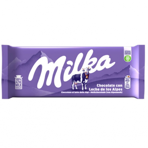 CHOCOLATES MILKA LEITE 24X100G
