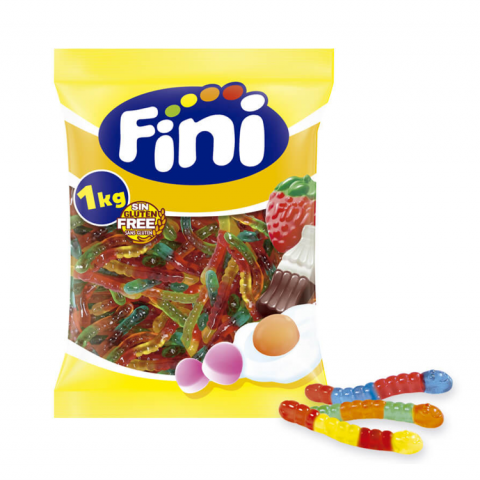 GOMAS FINI MINHOCAS BRILHO 1 KG