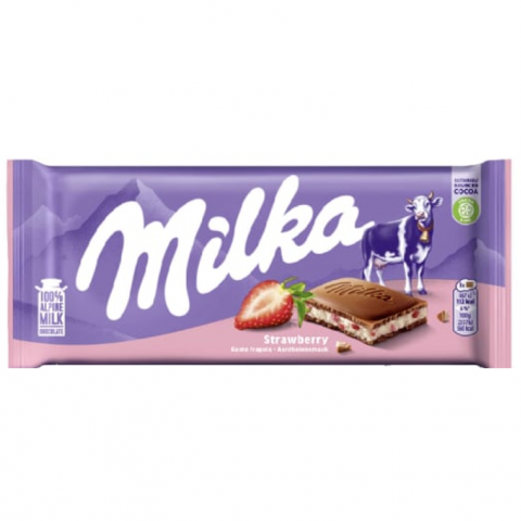 CHOCOLATES MILKA MORANGO 22X100 G