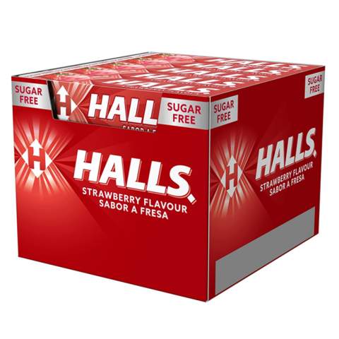 HALLS MORANGO C/20 UN