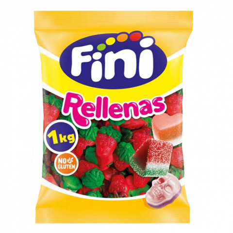 GOMAS FINI MORANGOS RECHEADOS 1 KG
