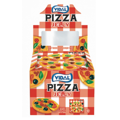 GOMAS VIDAL PIZZA JELLY 11X66G