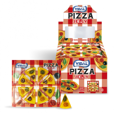GOMAS VIDAL PIZZA JELLY 11X66G