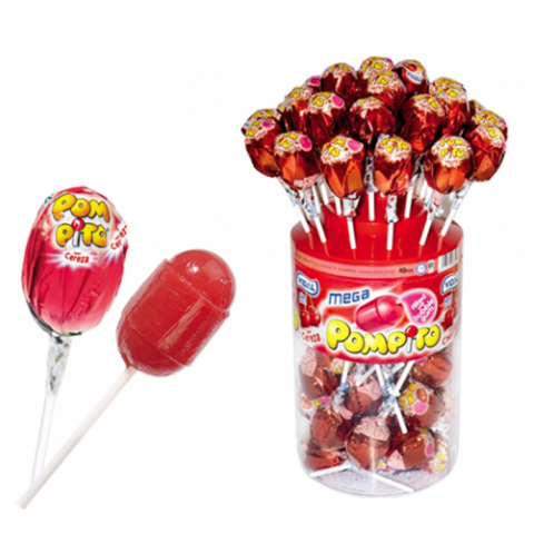MEGA POMPITO CEREJA 40 UND