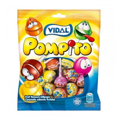 VIDAL SAQ. POMPITOS CHUPAS 14X90G