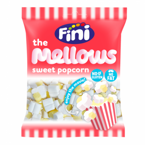 FINI SAQ. MELLOWS PIPOCAS DOCES 12X80G