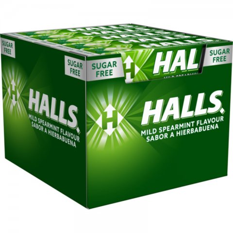HALLS SPEARMINT 20 UND