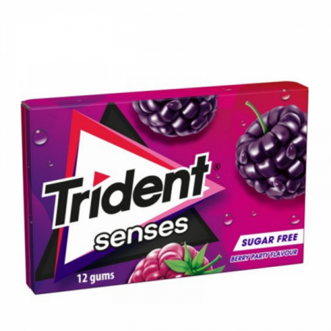 PASTILHAS TRIDENT SENSES BERRY 12X23G