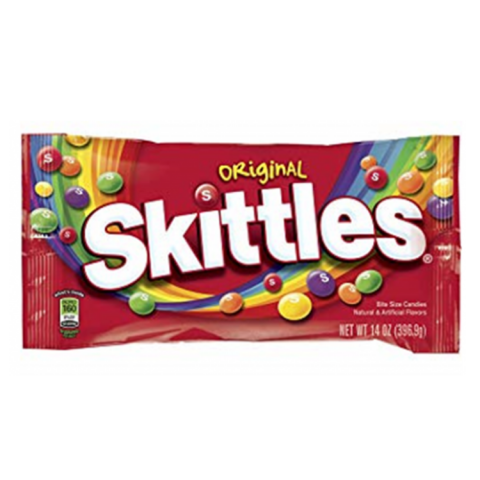 SKITTLES FRUTA C/14 UN 38 G