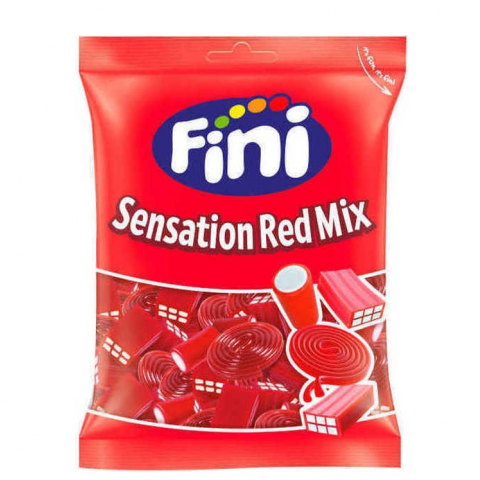 GOMAS FINI SAQ. SORTIDO VERMELHO 12x90G