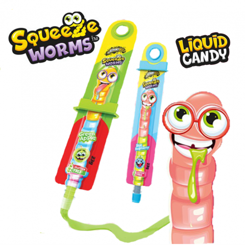 JOHNY BEE SQUEEZE WORMS C/30 UN 