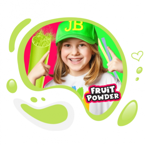JOHNY BEE SOUR FRUIT STRAWS C/250UN
