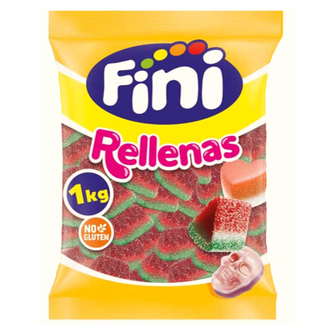 GOMAS FINI TALHADAS MELANCIA RECHEADAS 1KG