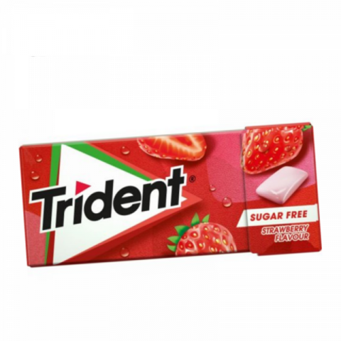 PASTILHAS TRIDENT FRESH MORANGO 24X14,5G