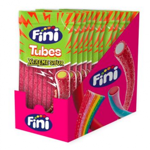 FINI SAQ. TUBES XTREME MORANGO MELÃO 12X90G