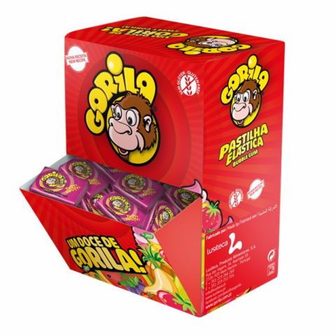 PASTILHAS GORILA TUTTI FRUIT 100 UND