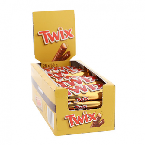 CHOCOLATES TWIX 25 UN