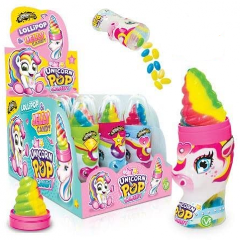 JOHNY BEE UNICORN POP CANDY 12X50g
