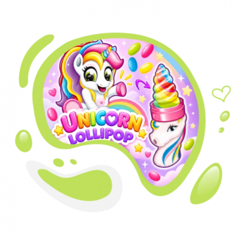 JOHNY BEE UNICORN POP CANDY 12X50g