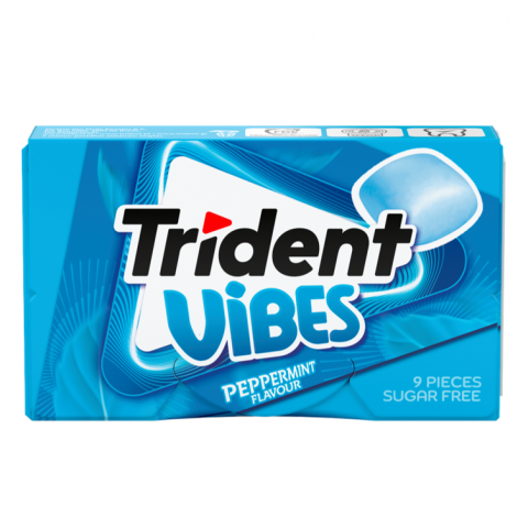 TRIDENT VIBES PEPPERMINT CLUTCH 16X21g