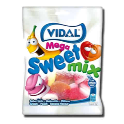 VIDAL SAQ. MEGA SWEET MIX 14X70G