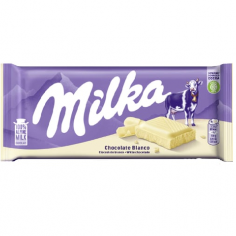 CHOCOLATES MILKA CHOCO BRANCO 22X100G